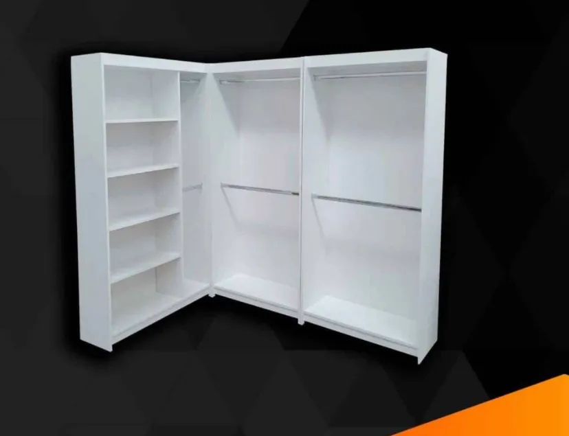 CLOSET CABIDEIRO DUPLO E PRATELEIRAS - NOVO