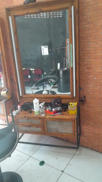 Bancada de barbearia ou salão de beleza - Foto 3