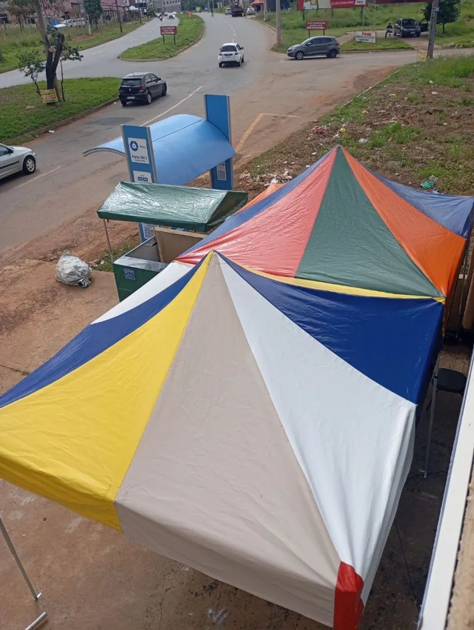 Tenda sanfonada lona PVC ( produto a pronta entrega ). - Foto 5