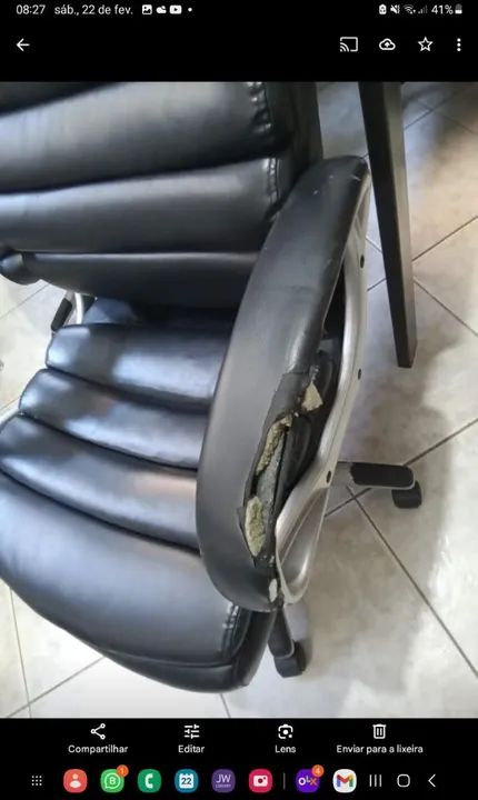 Conjunto de Cadeiras para Escritório - Foto 2