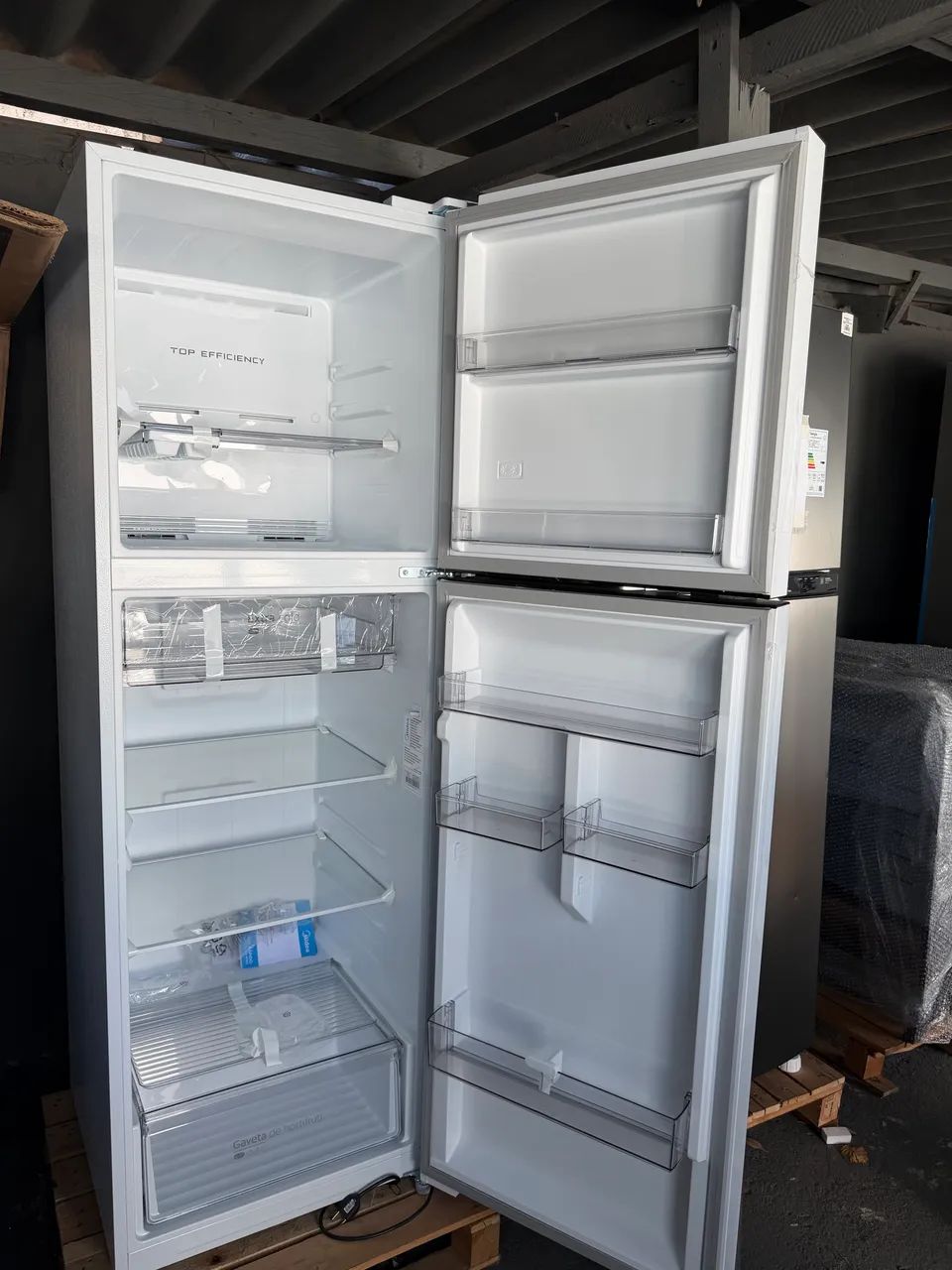 Refrigerador Midea 425L Branca NOVA - Foto 2