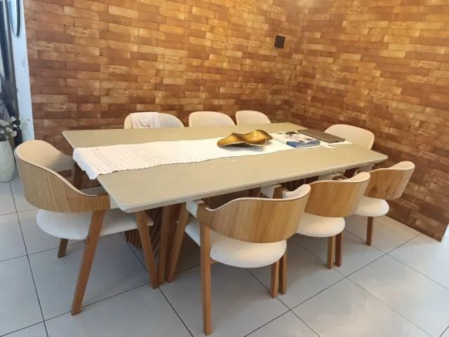MESA DE JANTAR 8 LUGARES NOVA - Foto 2