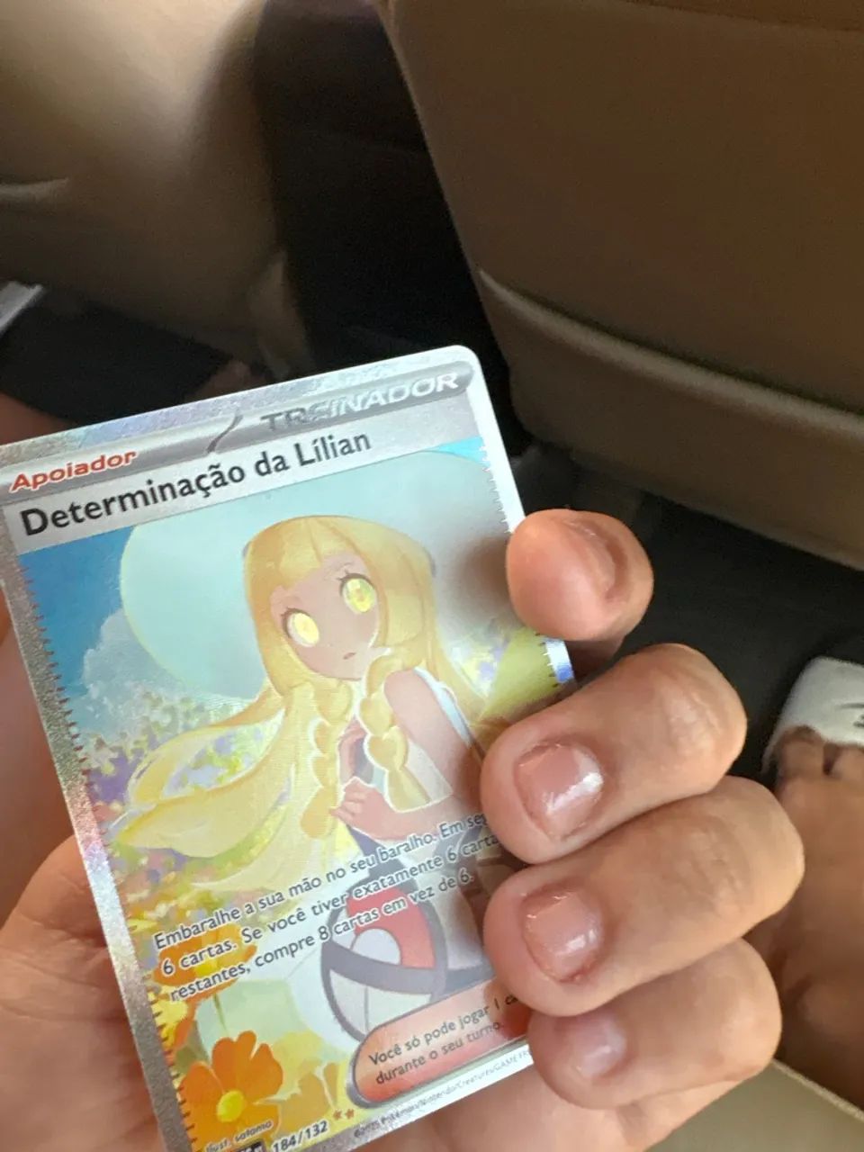 Carta Pokémon determinação da Lilian  - Foto 2