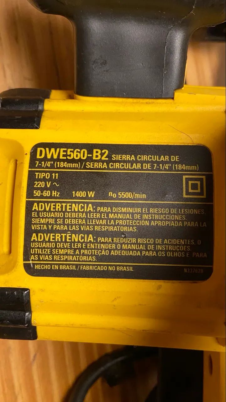 Serra circular Dewalt 220v