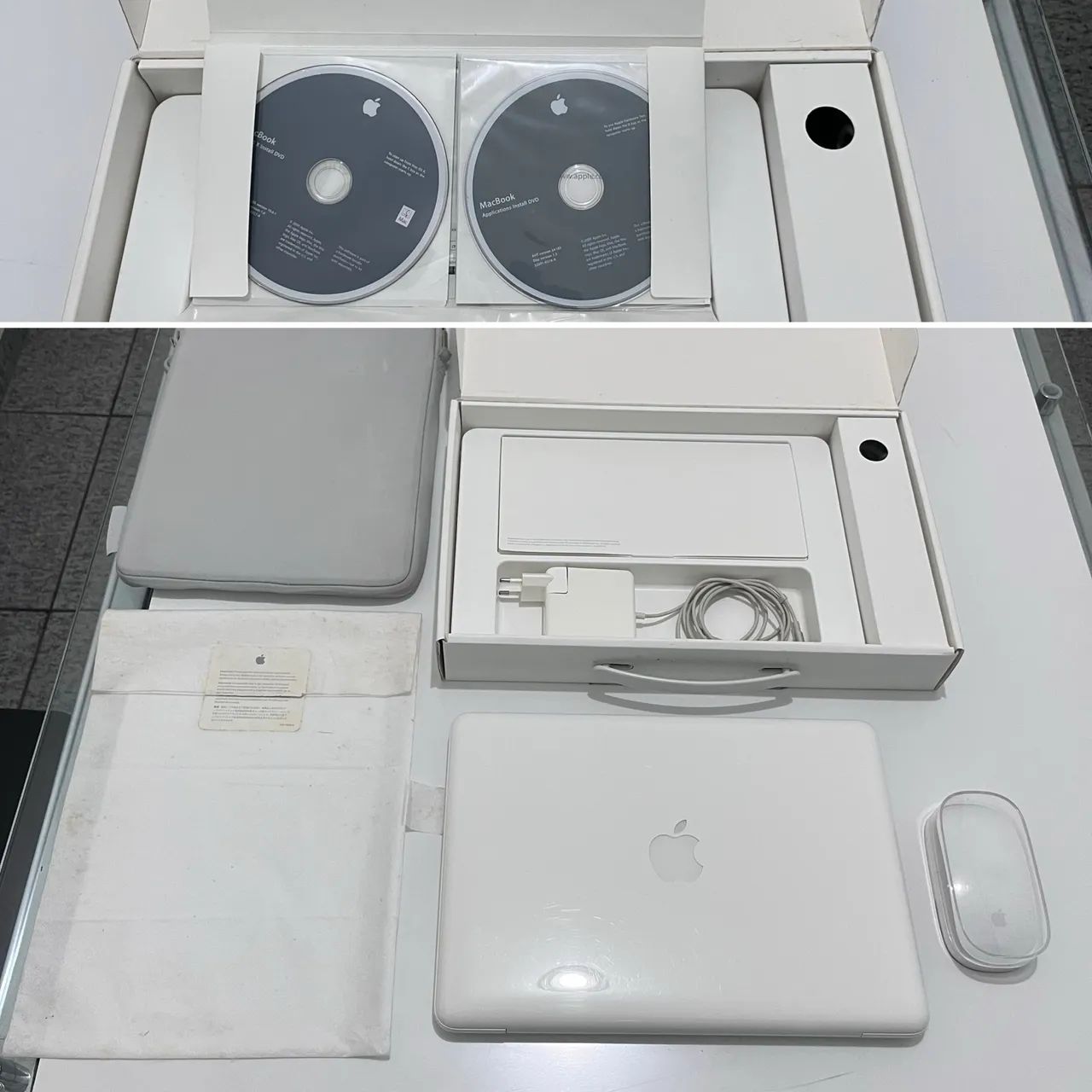 MacBook White 13-inch, late 2009 + Magic Mouse (1st generation