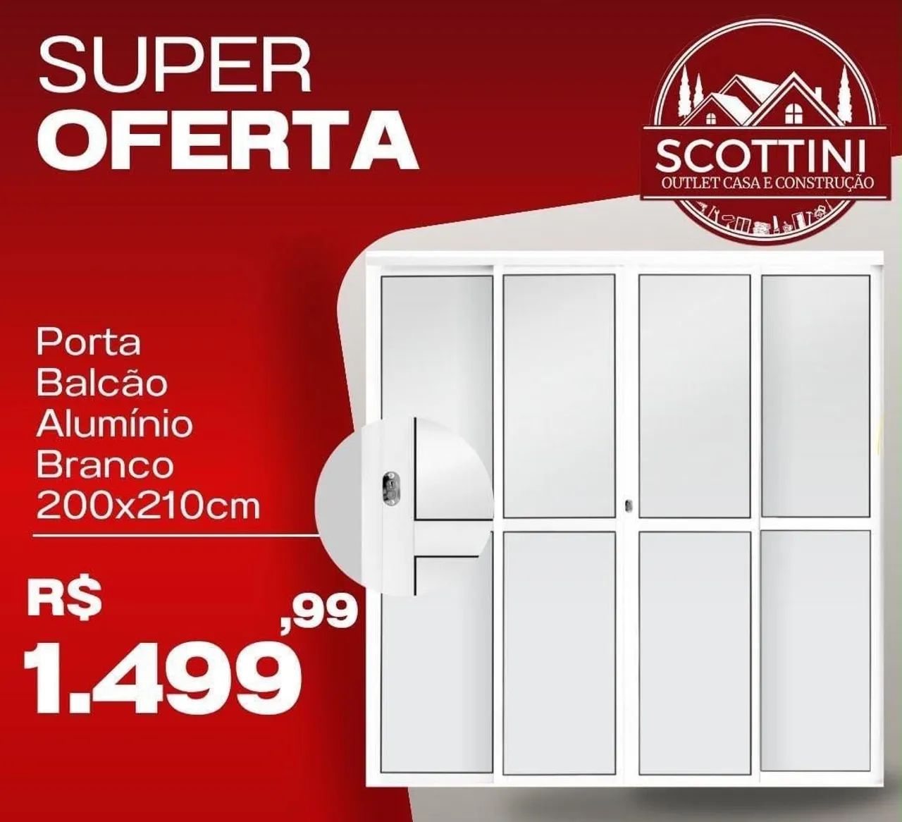 PROMOÇÃO IMPERDÍVEL PORTAS BALCÃO 