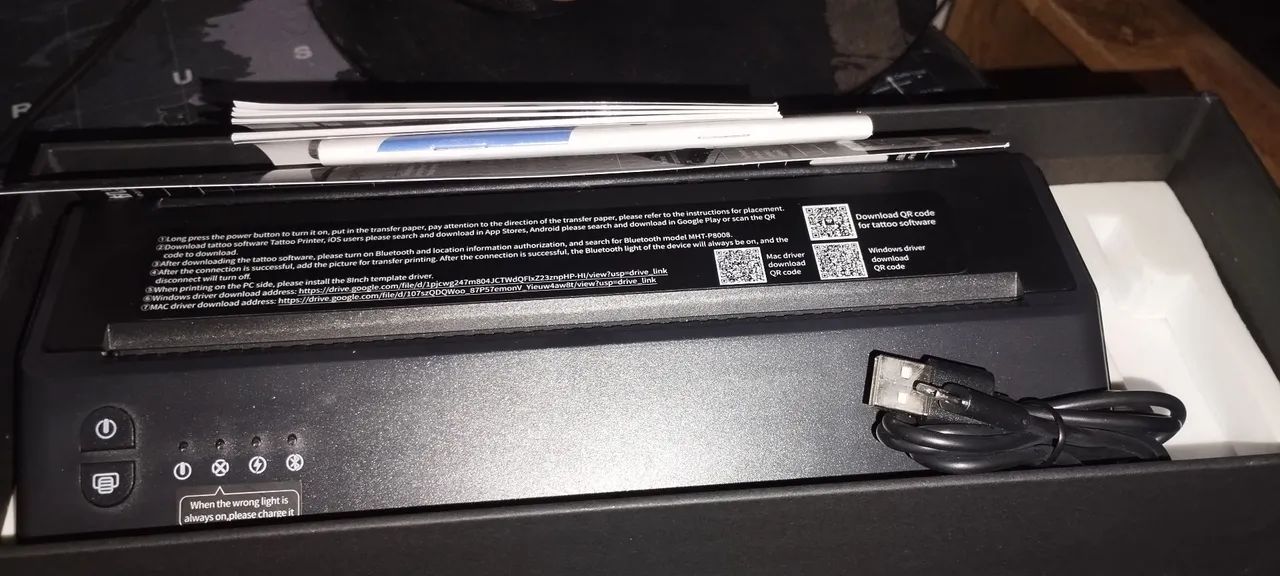 IMPRESSORA DE DECALQUE + MÁQUINA PEN PARA TATUAGEM - Foto 2