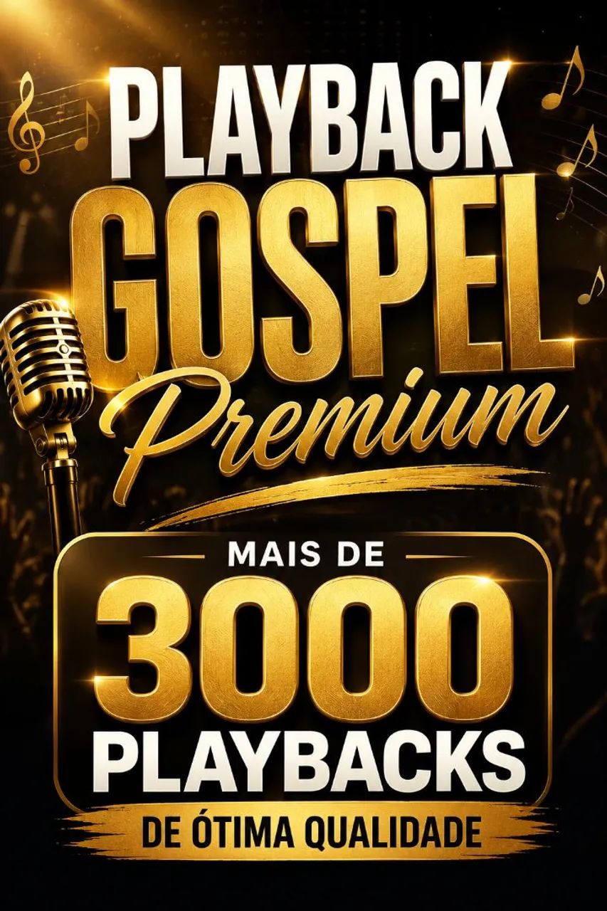 + De 3000 Playbacks Gospel  - Foto 2