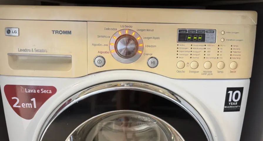 Lava e Seca LG Tromm 8,5 kg - Usada - Foto 4