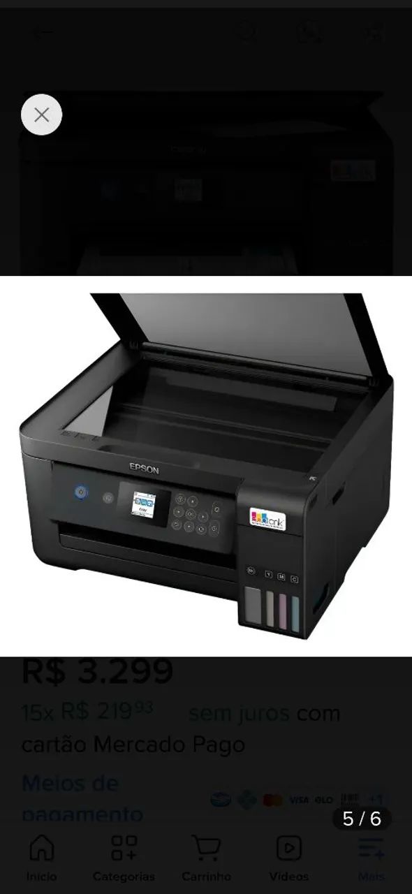 Impressora epson l4260