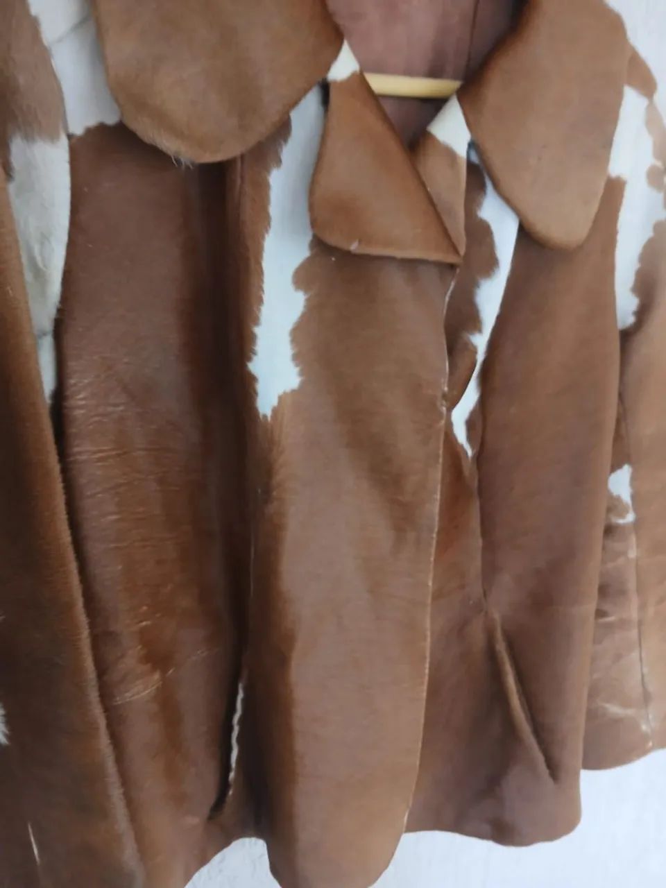 Jaqueta de couro legítimo com pelos - Foto 5