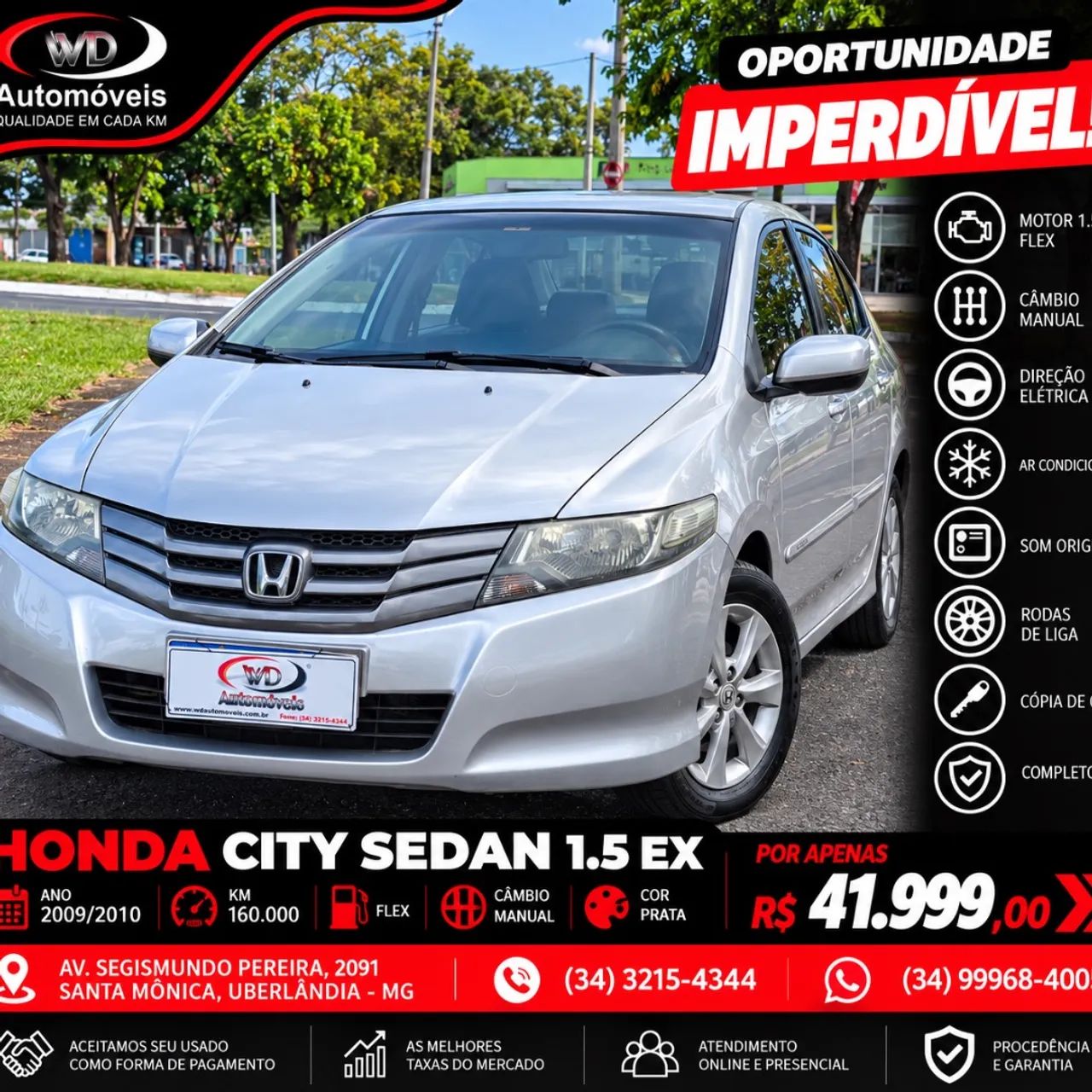 Honda City CITY Sedan EX 1.5 Flex 16V 4p Mec. 2010