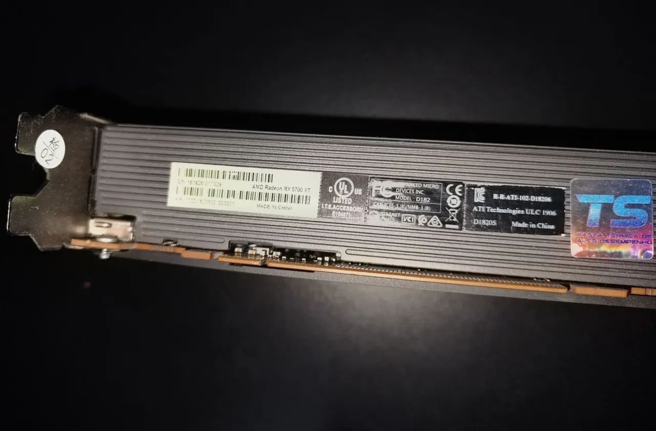 Placa de vídeo RX 5700XT  8GB - Foto 2