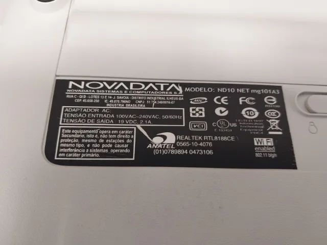 Netbook Novadata muito bonito e funcionando. - Foto 5
