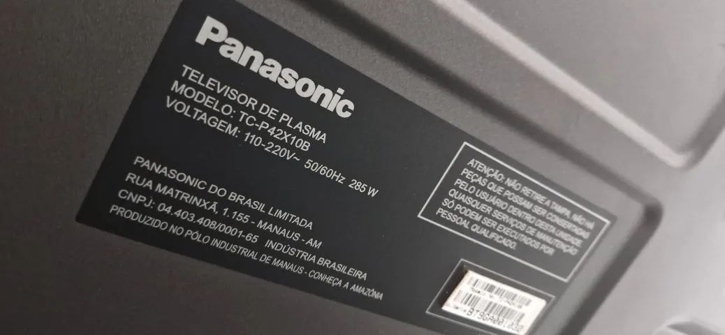 TV Plasma Panasonic 42 Polegadas TC-P42X10B + Receptor Digital - Foto 2