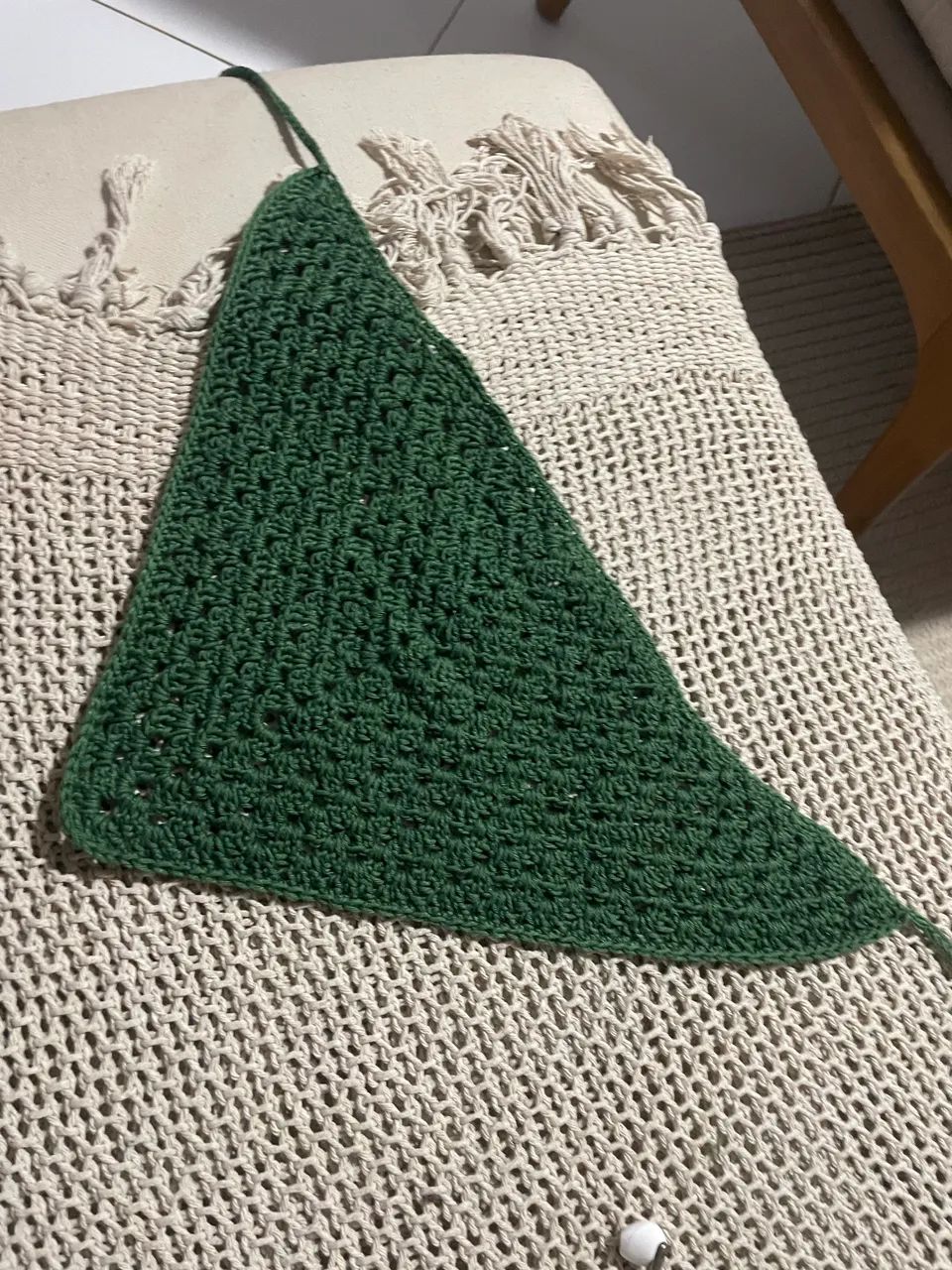 Bandana de crochê - Foto 3
