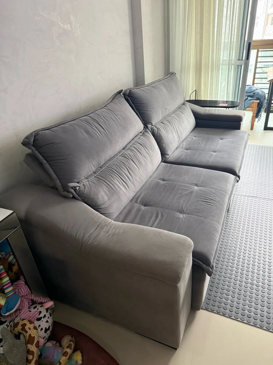 Vendo sofá 04 lugares 2,5m em ótimo estado  - Foto 4