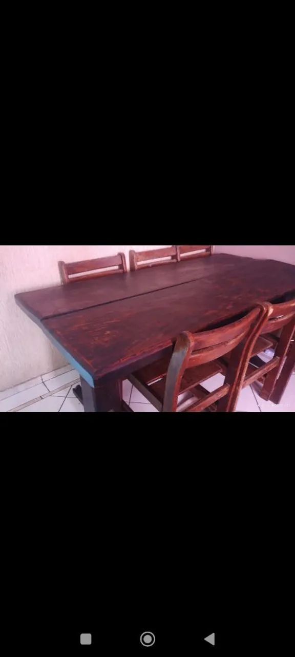 Mesa de 6 lugares madeira maciça  - Foto 2