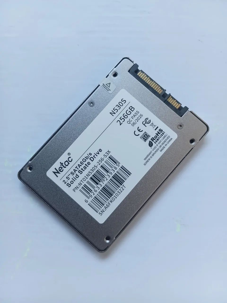Ssd Netac 256Gb 
