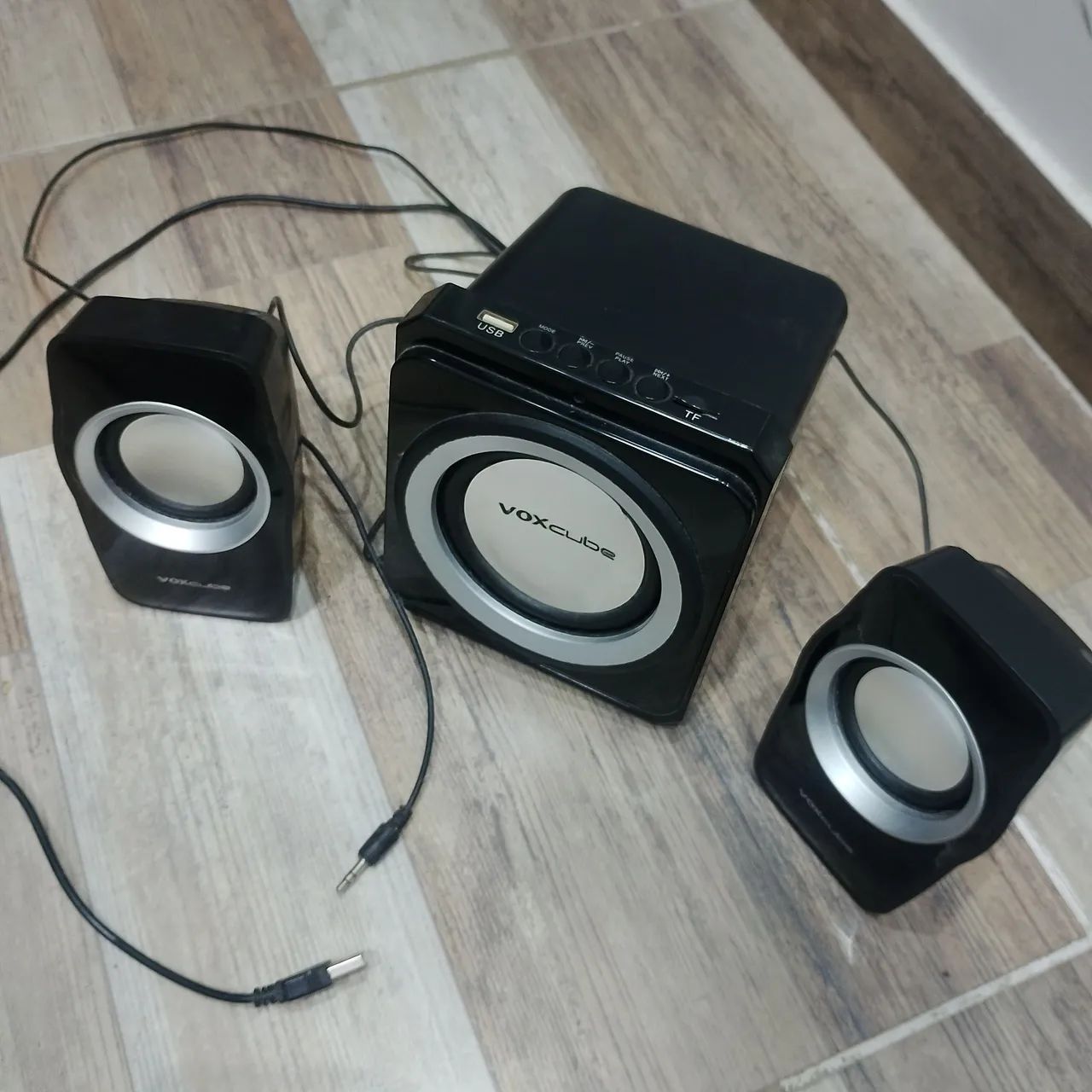 Caixa de som voxclube com bluetooth 