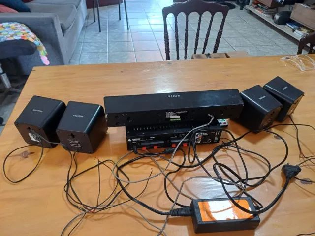 KIT DE SOM AMBIENTE - MINI - BOM - 5 CAIXAS - Foto 2