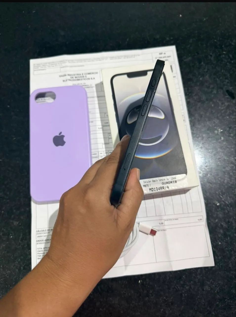 Vendo ou Troco iPhone 16e zero 128gb completo  - Foto 4