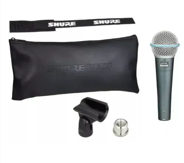 Microfone SHURE BETA 58A + Caixa Ativa Sr-88a Staner 85W - BLACK - Foto 2