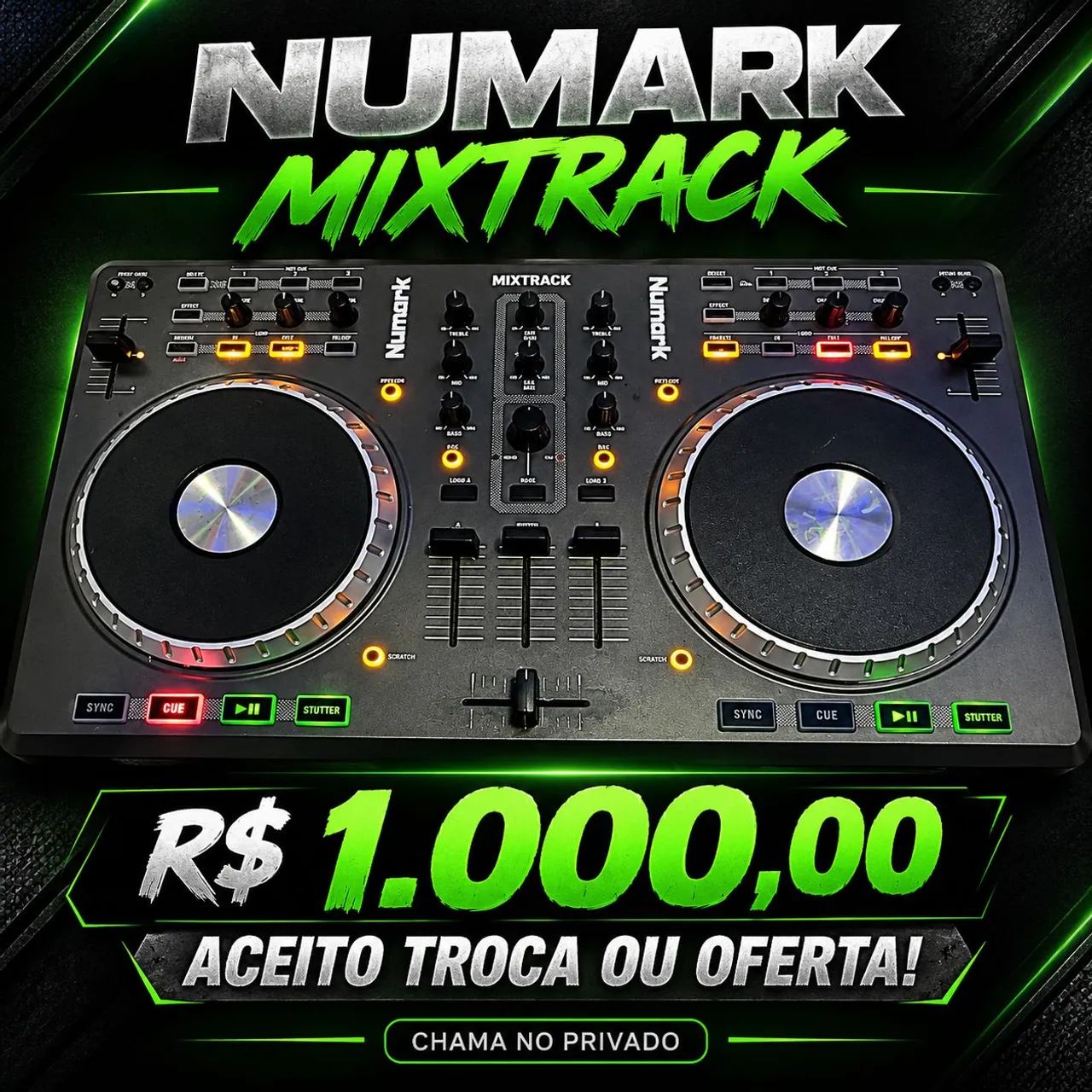 Controladora Dj Numark Mix track  - Foto 4