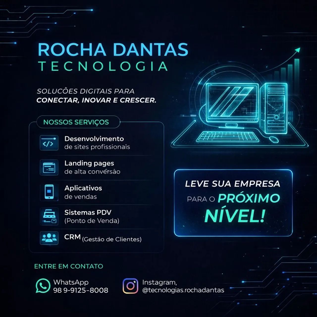 Sistemas para empresas ( comércio, lanchonete e muito mais!)