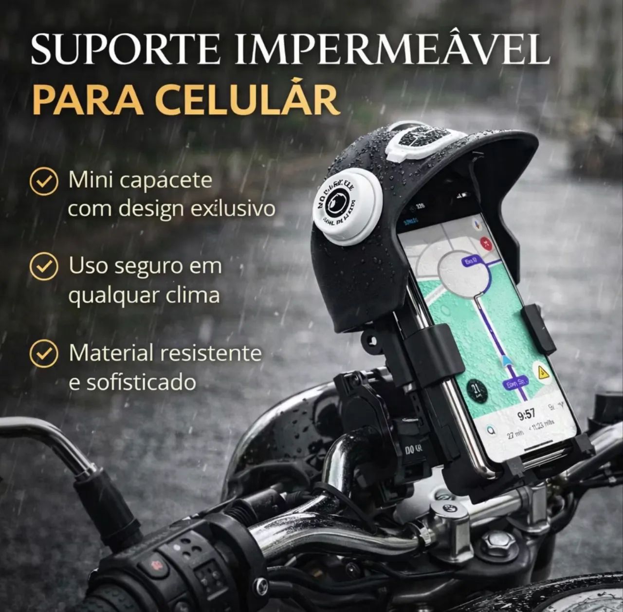 Suporte De Moto Ant Reflexo Capacete 