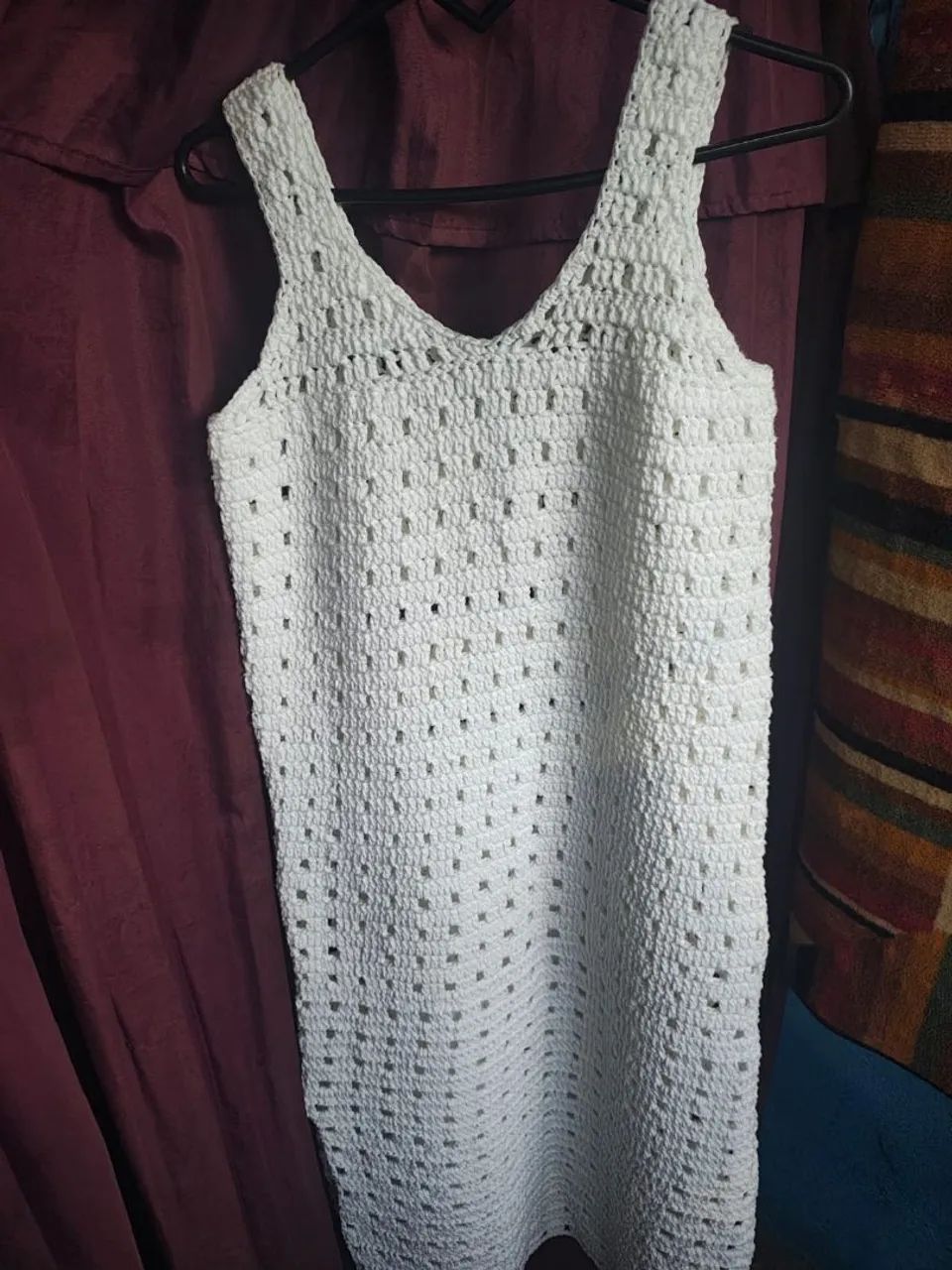 Vestido de Crochê Branco - Foto 5