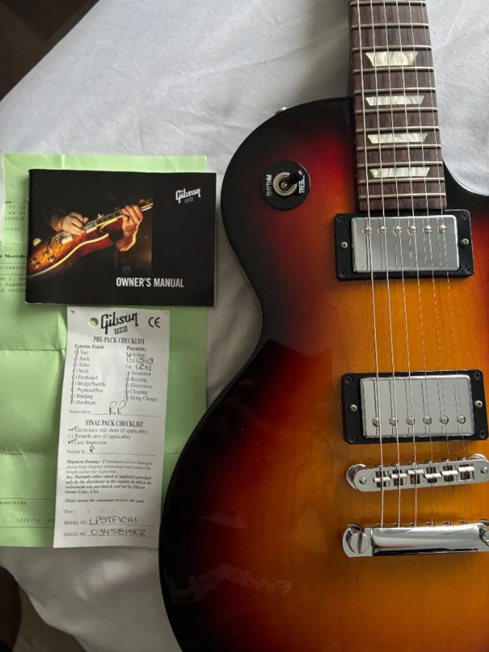 Gibson Studio Fireburst, estado de nova, toda original, com tags - Foto 2