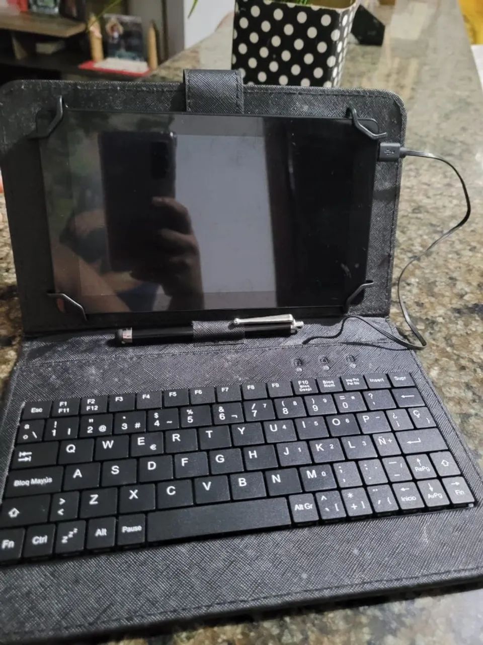 Tablet com teclado e caneta - Foto 4