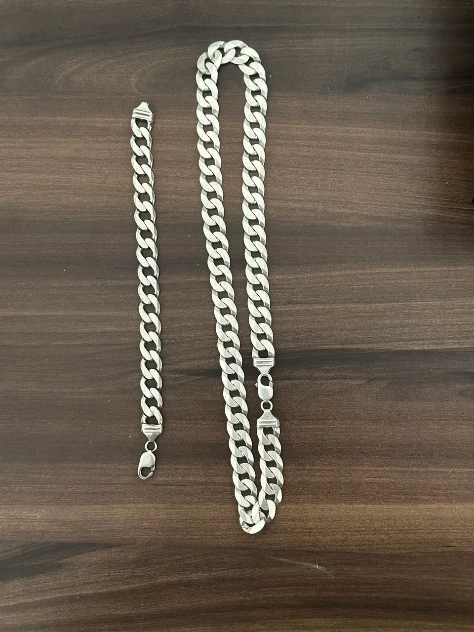 Corrente e pulseira 925 prata - Foto 2