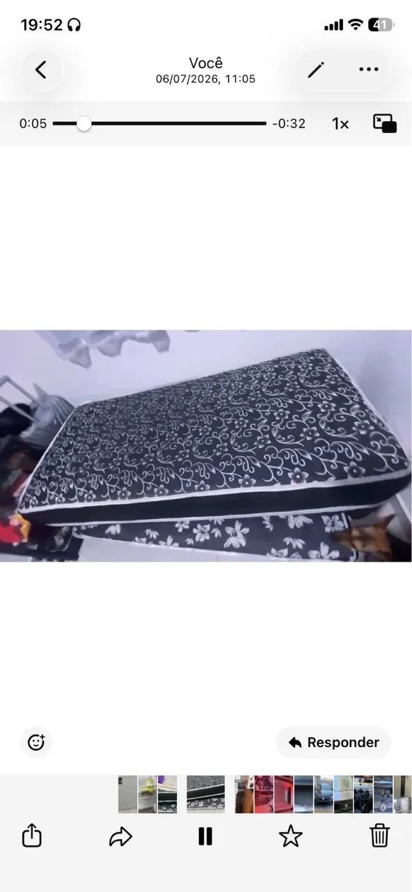 Cama box com reserva solteiro