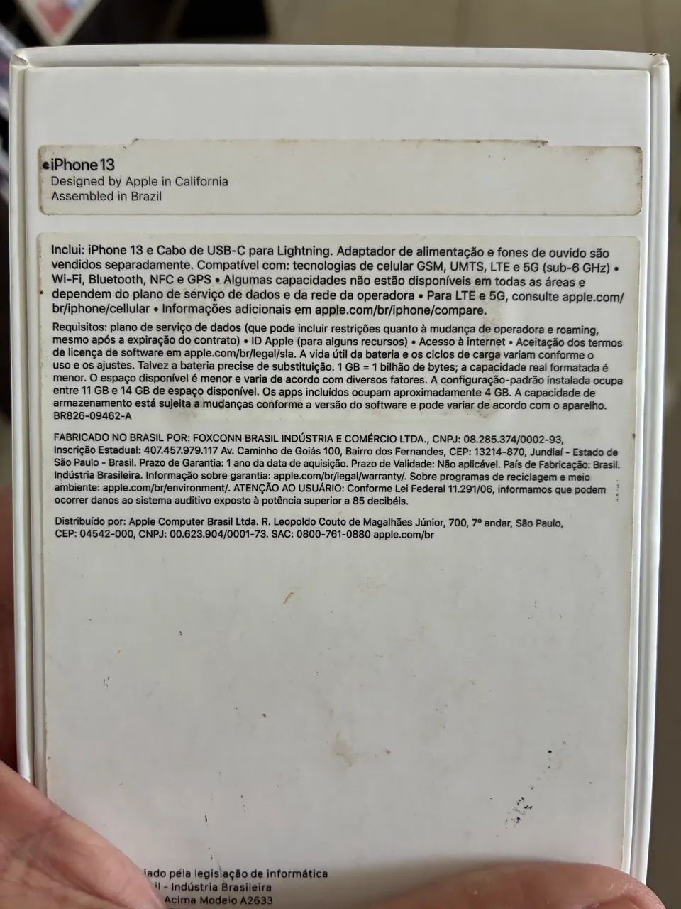 iPhone 13 256g black, único dono e com nota fiscal.  - Foto 3