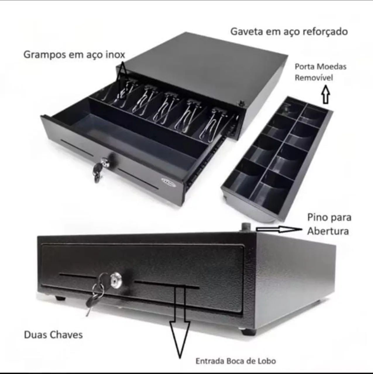 Gaveta caixa para dinheiro  - Foto 4