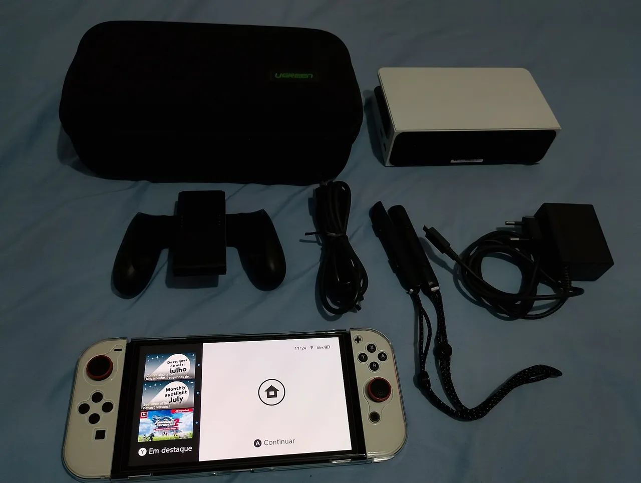 NINTENDO SWITCH OLED COMPLETO - Foto 2