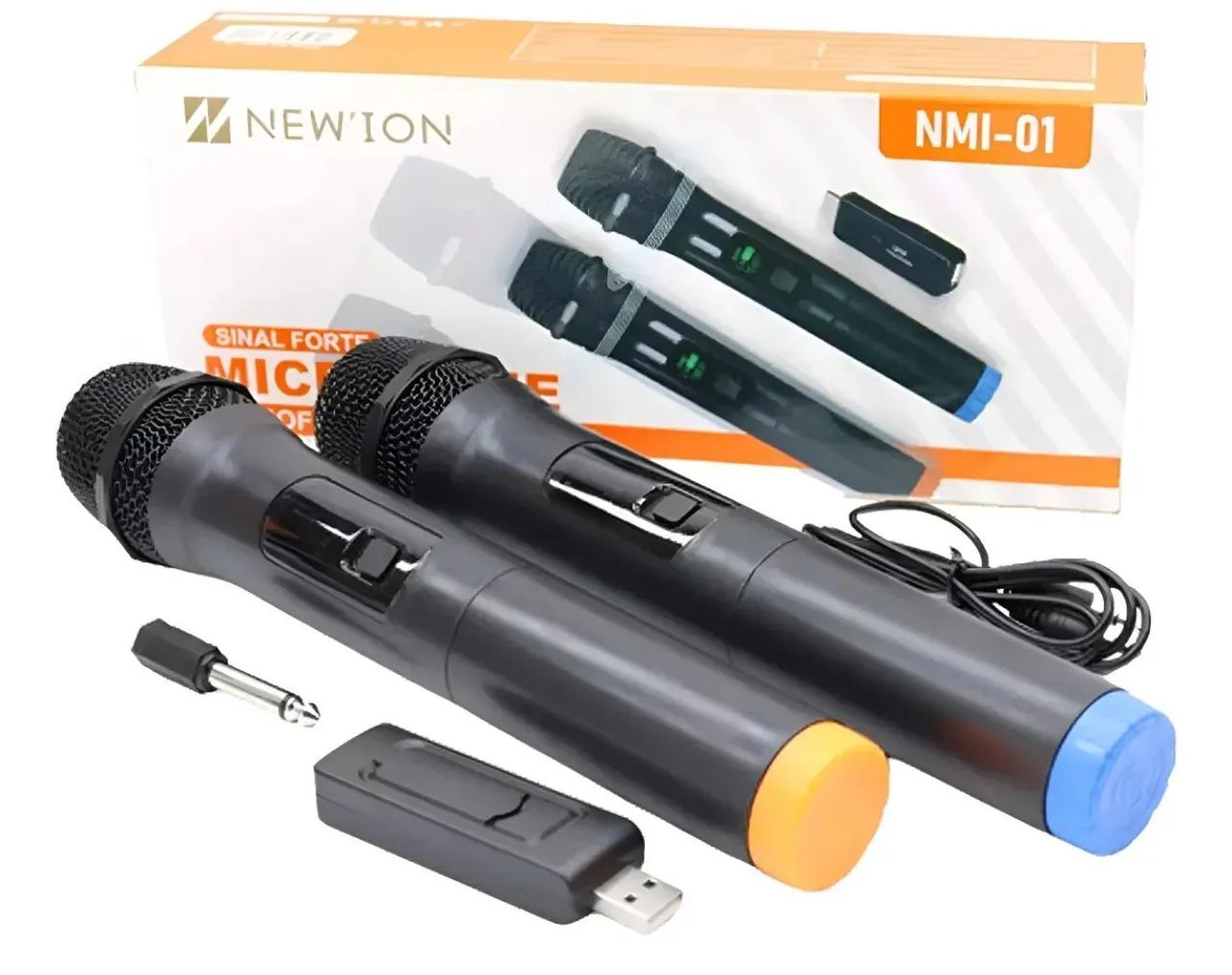 Microfone sem fio c/2