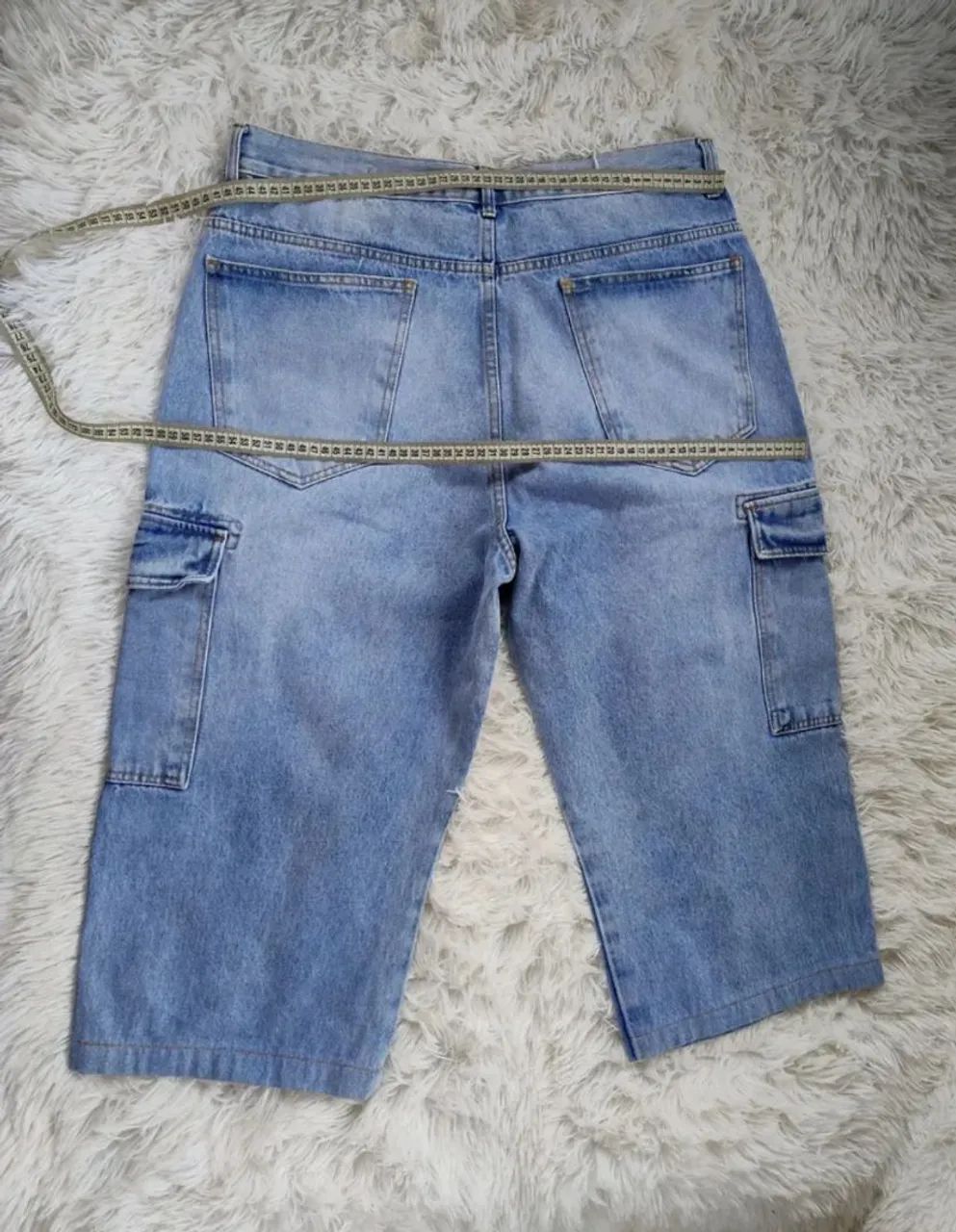 Bermuda Pool Jeans Wideleg 48  - Foto 4