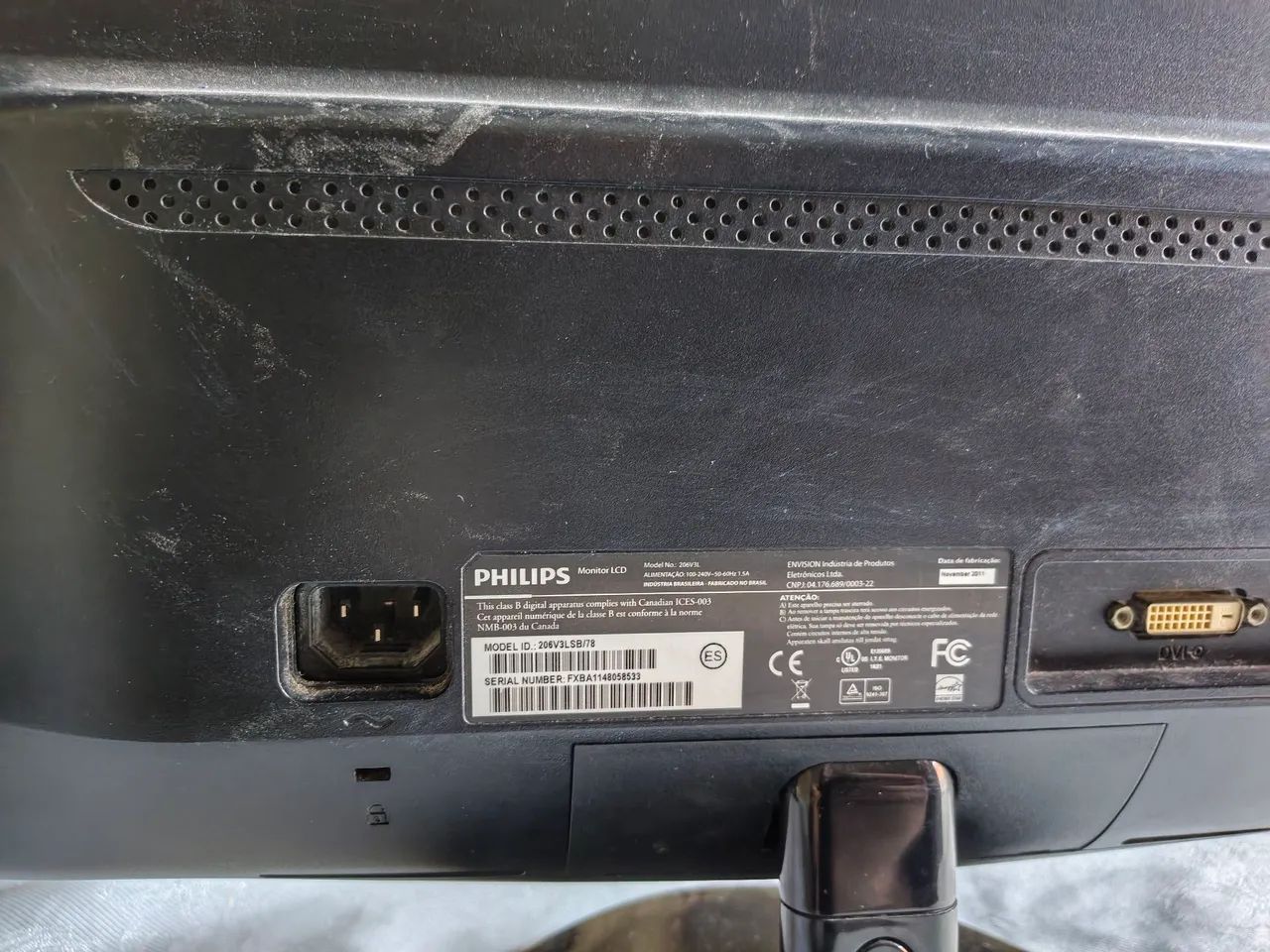 2 MONITORES PHILIPS 20 POLEGADAS COM DEFEITO - Foto 4