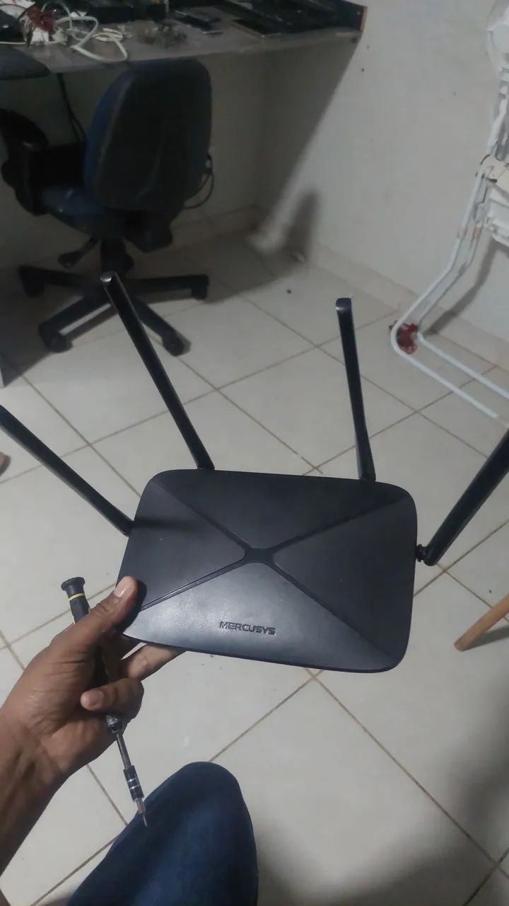 Roteador  zerado 