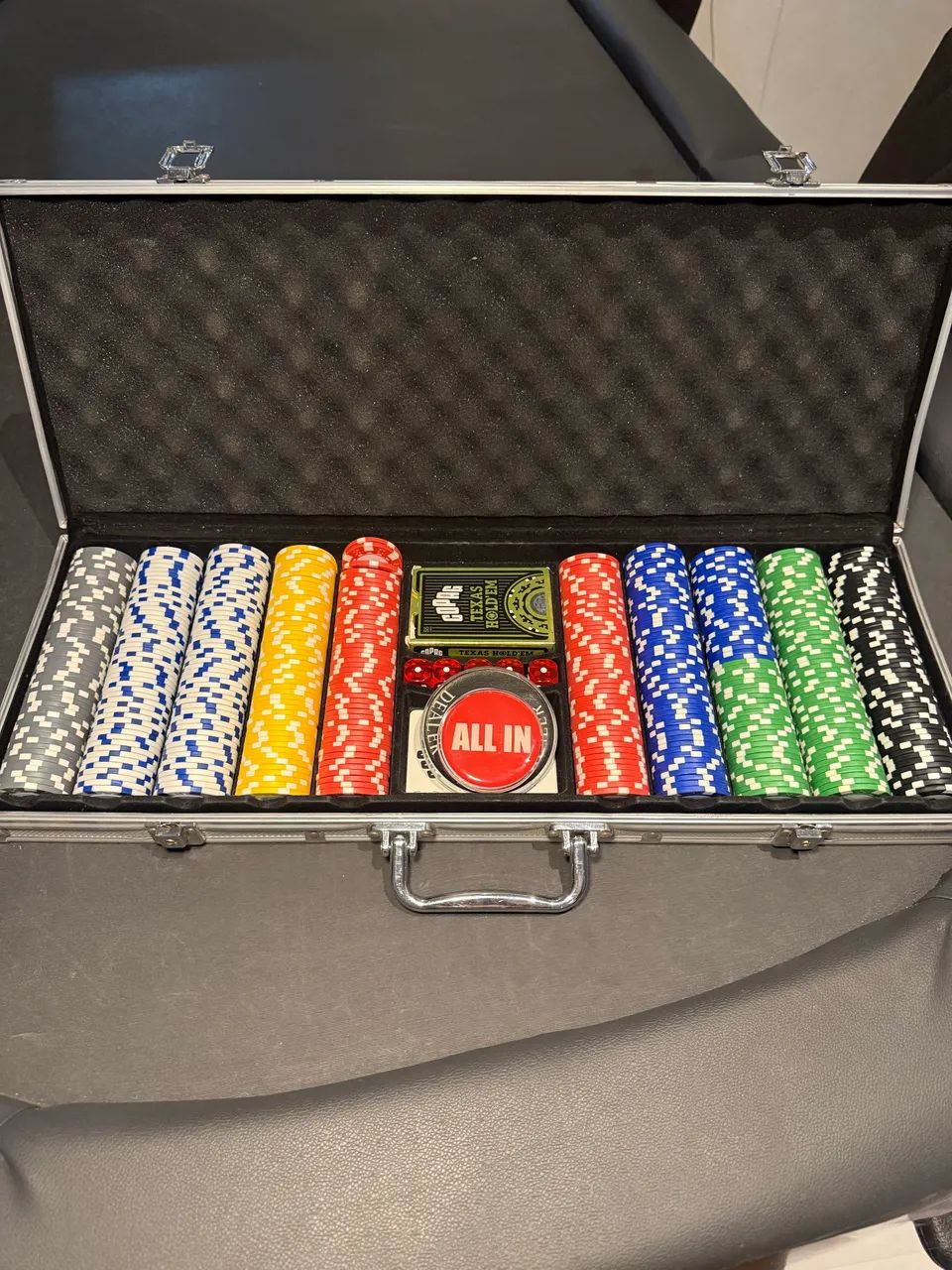 Maleta de poker 500 fichas  - Foto 4