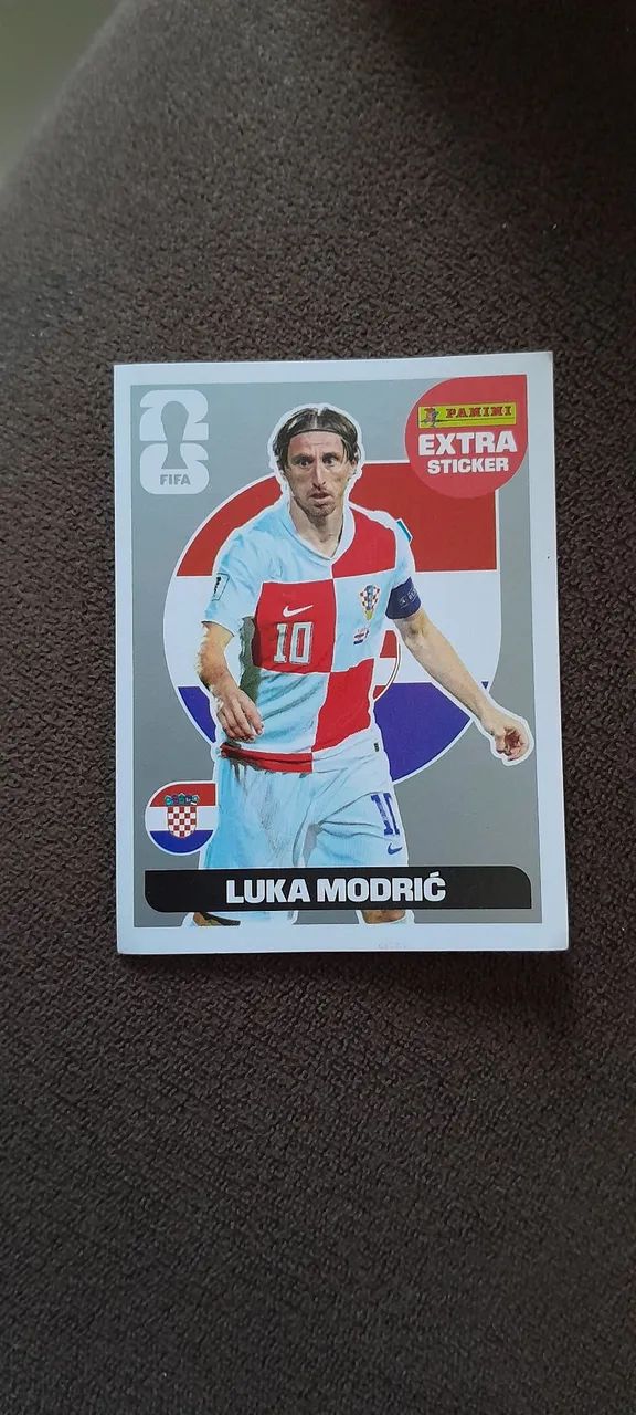 Figurinha luka modric silver 