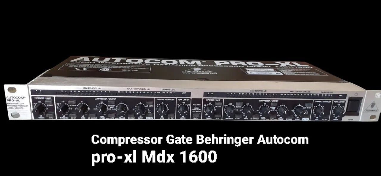 Processador de Áudio MDX1600 Behringer 