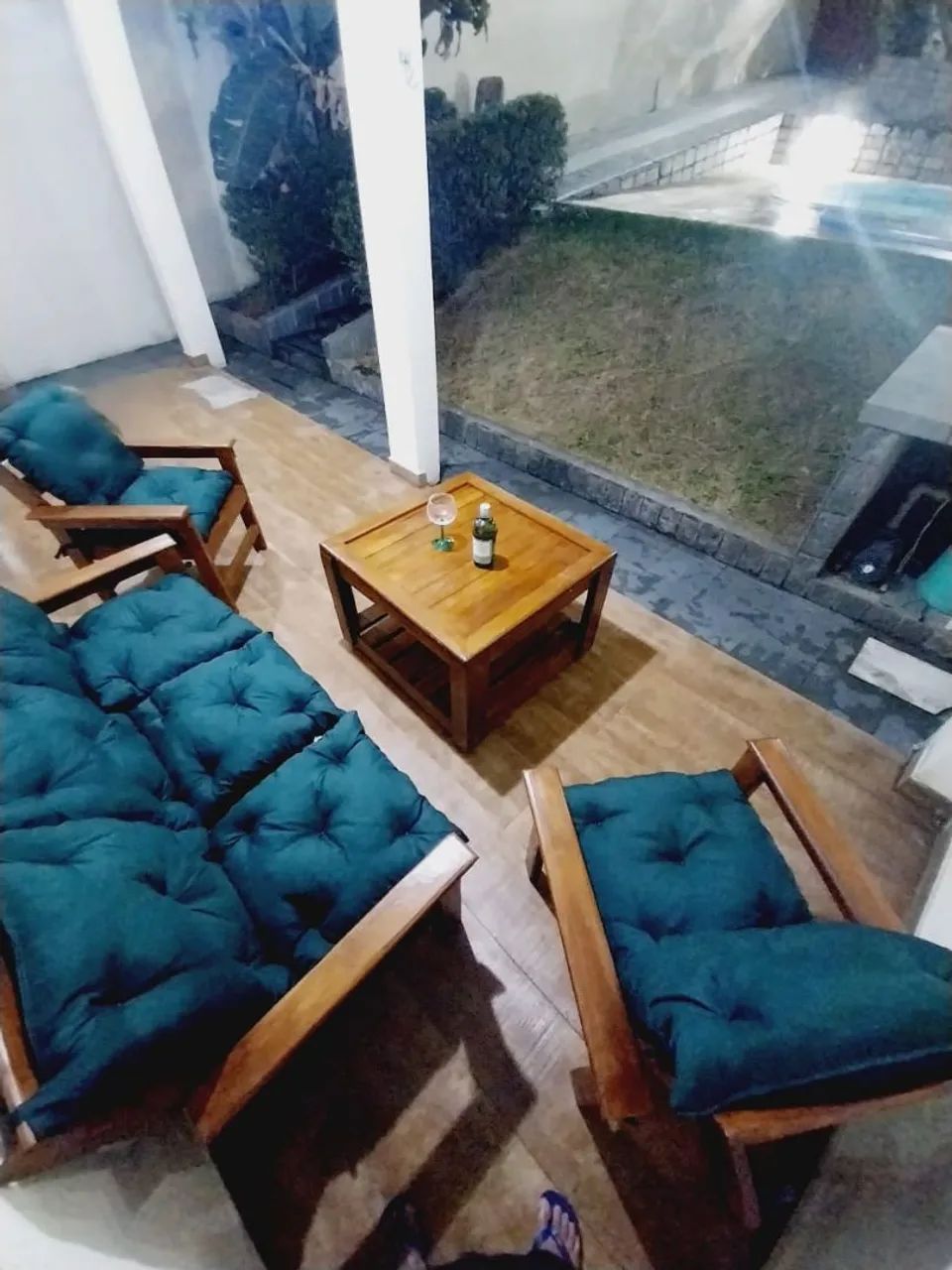Conjunto de Varanda de Madeira Novo  - Foto 3