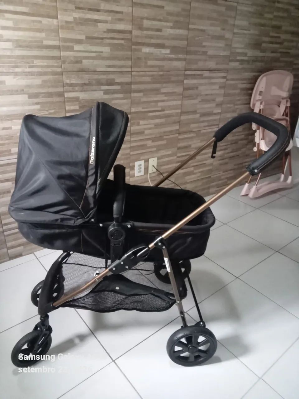 Carrinho de bebê Moisés novíssimo  - Foto 4