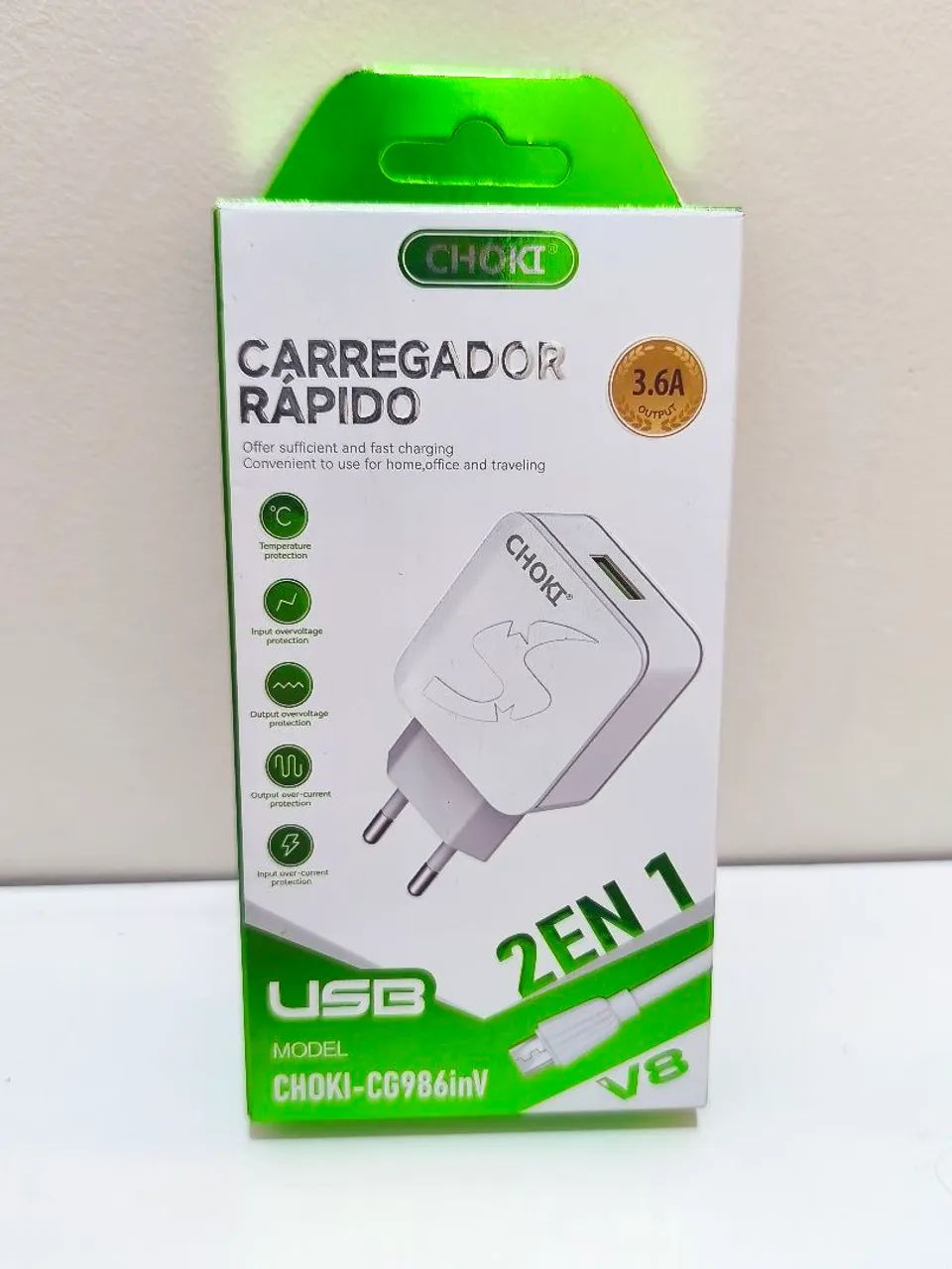 Kit Carregador Micro V8 Rápido  - Foto 3
