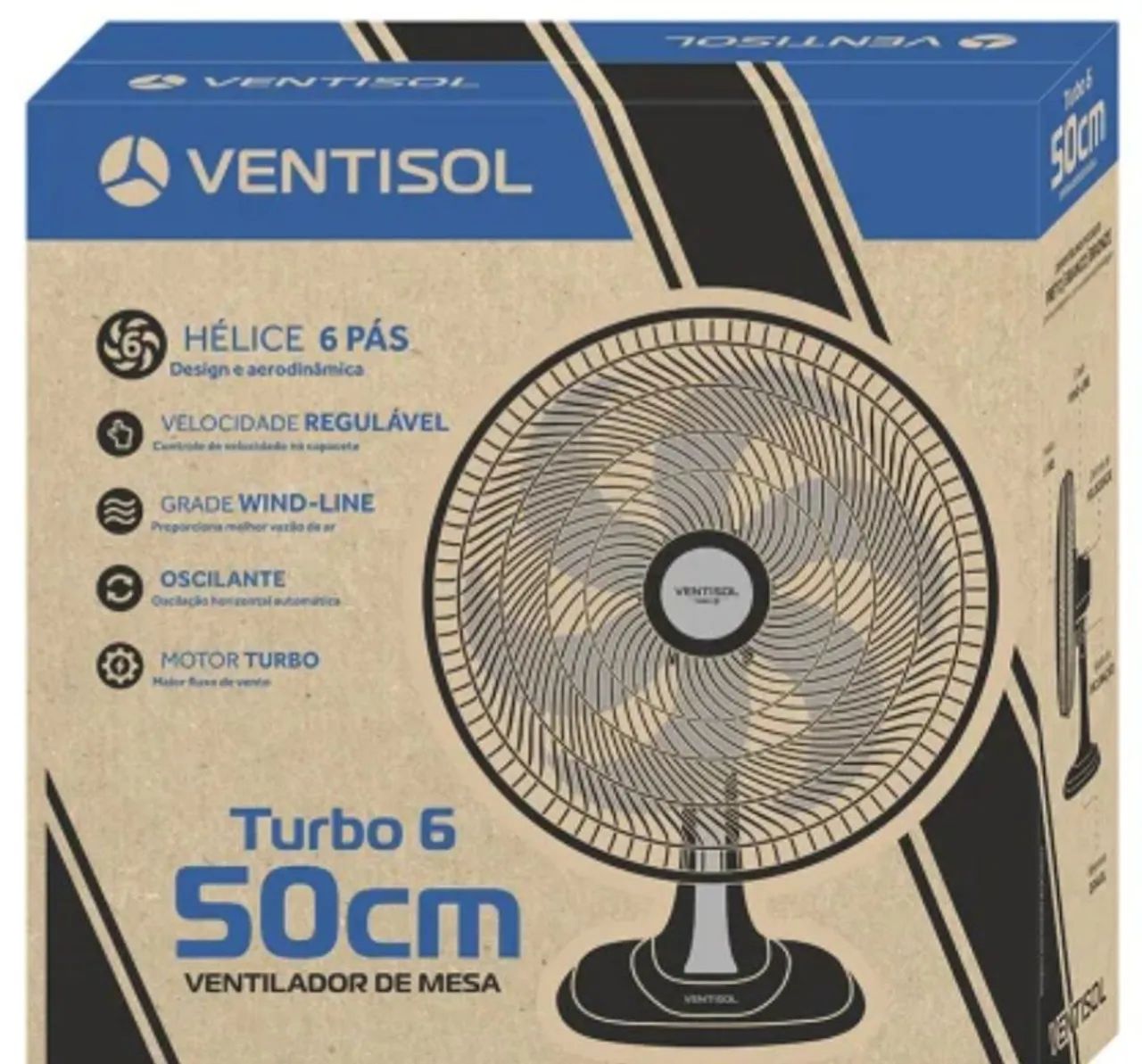 Ventilador de Mesa Ventisol 