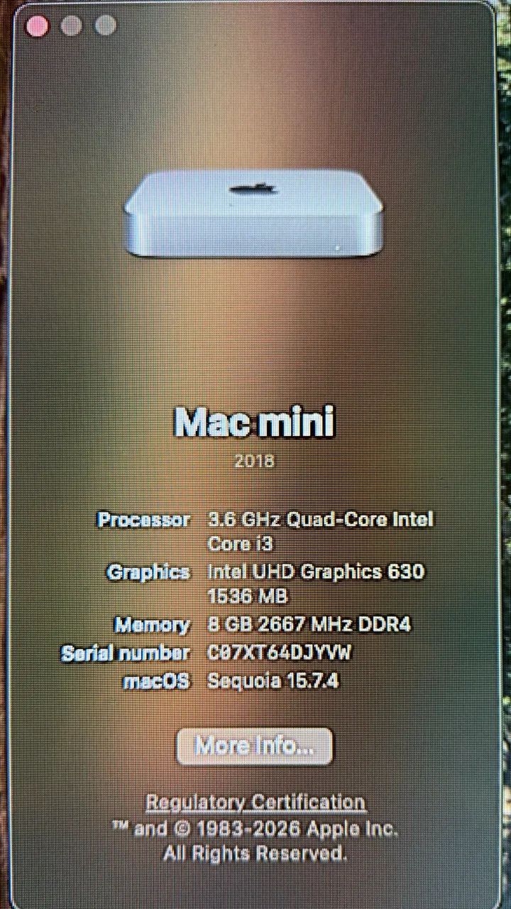 Mac Mini 2018 - Modelo a1993 - Computadores e Desktops - Sul